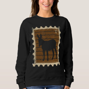 Frimärke Med En Åsna T Shirt
