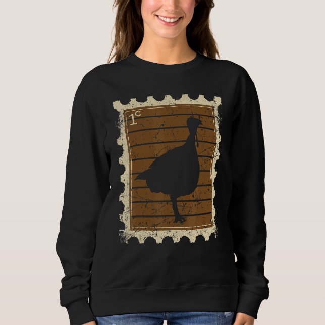 Frimärke Med En Kalkon T Shirt (Framsida)