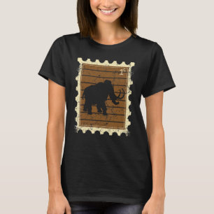 Frimärke Med En Mammut T Shirt