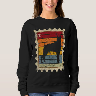 Frimärke Med En Solnedgång Dobermann 1 T Shirt
