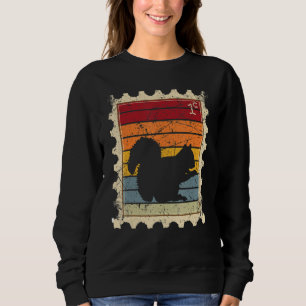 Frimärke Med En Solnedgång Ekorre T Shirt