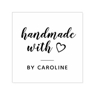 frimärke med unik manuell självtryckande skrift självfärgande stämpel