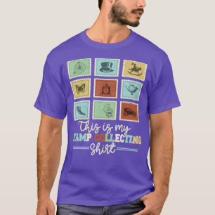 Frimärke Samling Collector Funny Manar Women Phila T Shirt