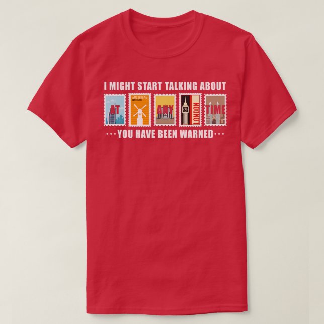 Frimärke som samlar in 18 t shirt (Design framsida)