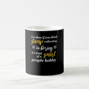 Frimärke som samlar in Frimärke Kaffemugg