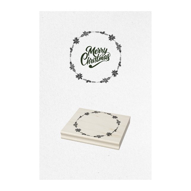 Frimärke Stämpel (Christmas Wreath Stamp)
