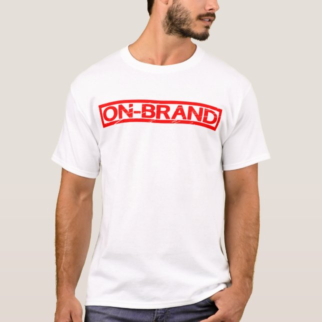 Frimärke under varumärke t shirt (Framsida)