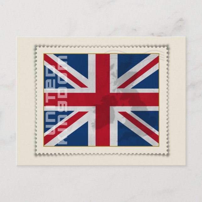 Frimärke United Kingdom Vykort (Framsida)