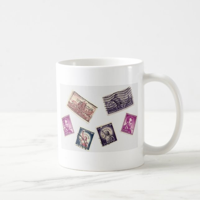 Frimärken Kaffemugg (Höger)