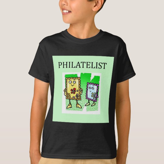 frimärkesamlare t-shirt (Framsida)