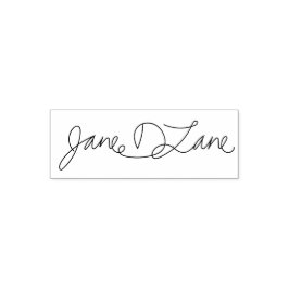 Frimärket för Namnteckning självbläddring Självfärgande Stämpel