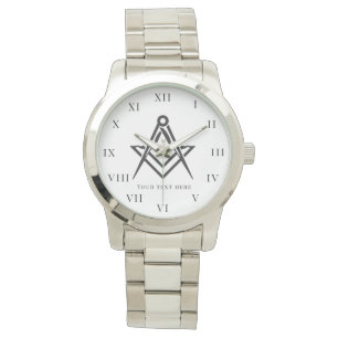 Frimurar Square och kompass välgörenhet Masonic Armbandsur