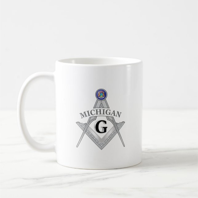 Frimurare i delstaten Michigan Kaffemugg (Vänster)