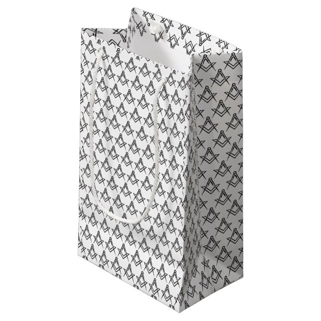 Frimurare Masonic Square och kompass Frimureri (Framsidan Vinklad)