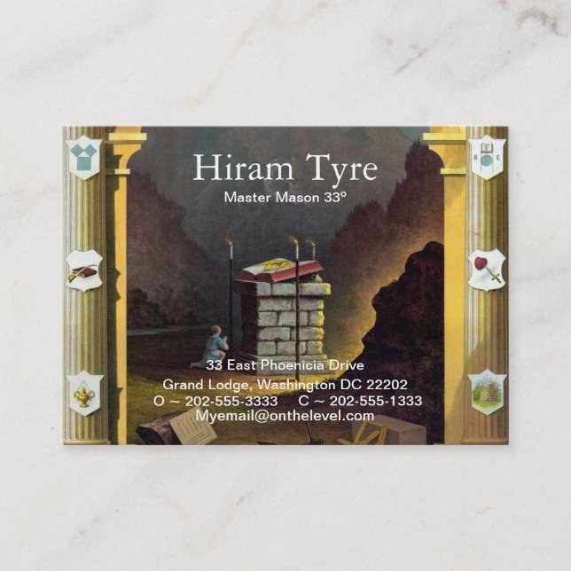 Frimurare Visitkort (Framsida)