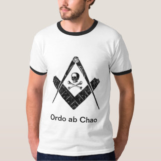 Frimuraren "beställer ut ur kaos ", t-shirt