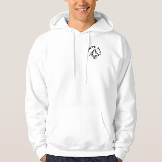 Frimurarsymbol Hoodie (Framsida)