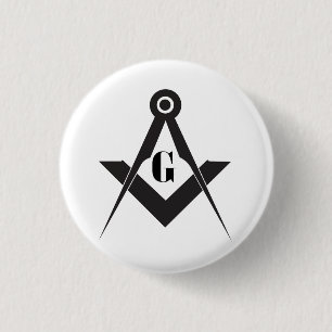 frimureri symbol knapp