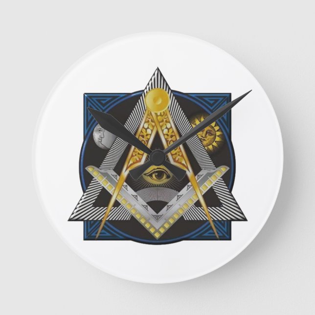 FrimureriEmblem Rund Klocka (Framsida)
