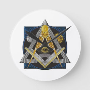 FrimureriEmblem Rund Klocka