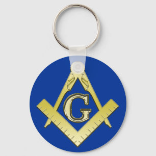 Frimurerisymbol Keychain Nyckelring