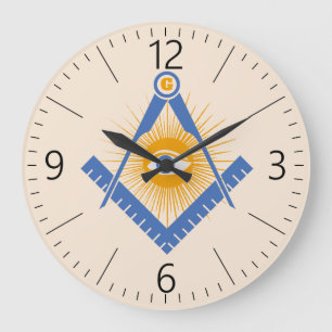 Frimurerisymbol Stor Klocka