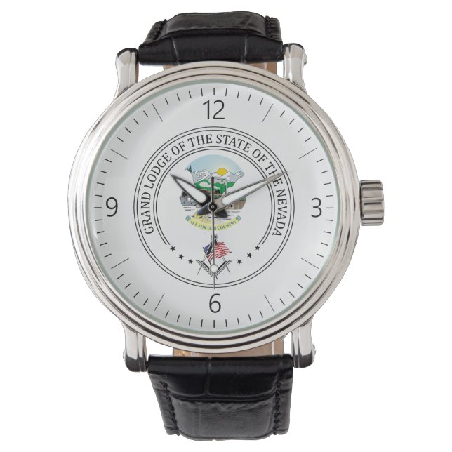 Frimursbo i delstaten Nevada Armbandsur (Framsida)