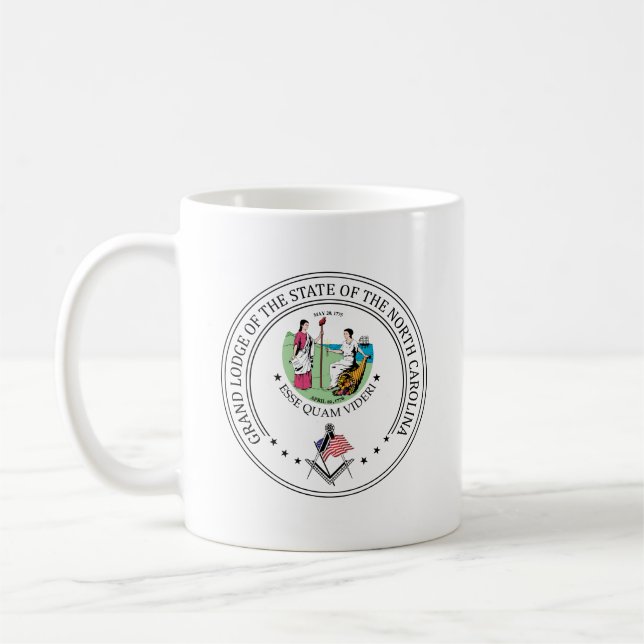 Frimursbo i delstaten North Carolina Kaffemugg (Vänster)