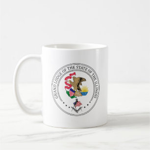 Frimurshuset i delstaten Illinois Kaffemugg