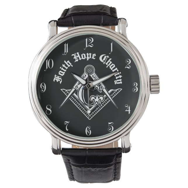 Frimurssymbol Armbandsur (Framsida)