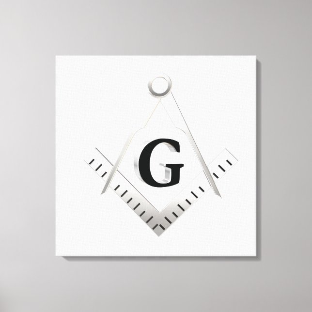 Frimurssymbol Canvastryck (Framsida)