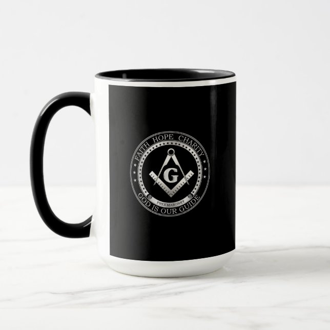 Frimurssymbol Mugg (Vänster)
