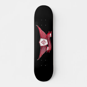 Frimurssymbol och sköld mini skateboard bräda 18,5 cm