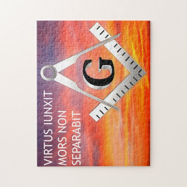 Frimurssymbol Pussel (Vertikal)