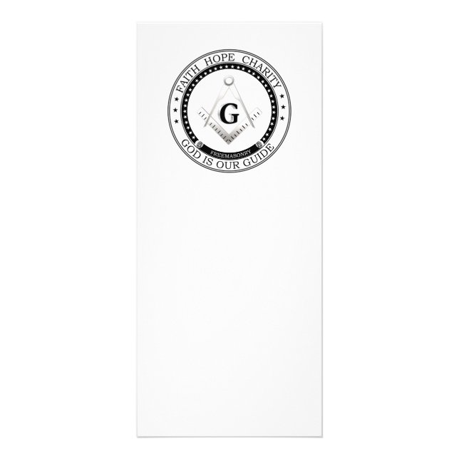 Frimurssymbol Reklamkort (Framsidan)