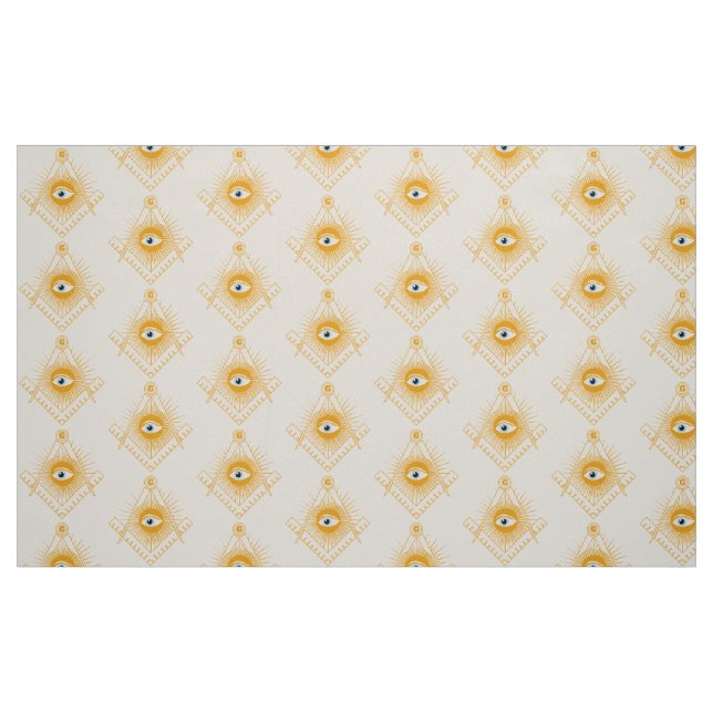 Frimurssymbol Tyg (Fat Quarter)