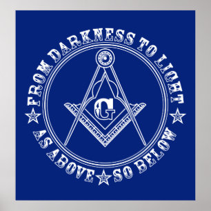 Frimurssymbolen poster