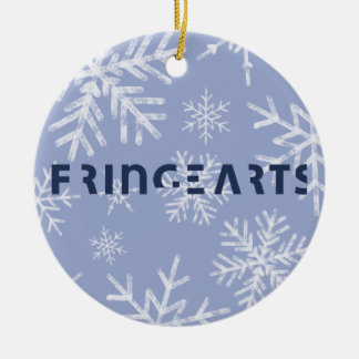 FringeArts Ceramic Ornament - Snöflingor