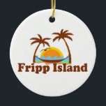 Fripp Island. Julgransprydnad Keramik<br><div class="desc">Fripp ö South Carolina.</div>