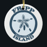 Fripp Island. Julgransprydnad Keramik<br><div class="desc">Fripp ö South Carolina.</div>