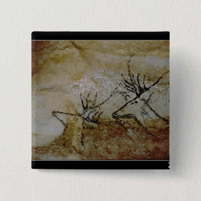 Fris av hjort, c.17000 BC Knapp (Framsida)