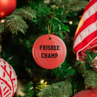 Frisbee Älskare Personlig Ornament