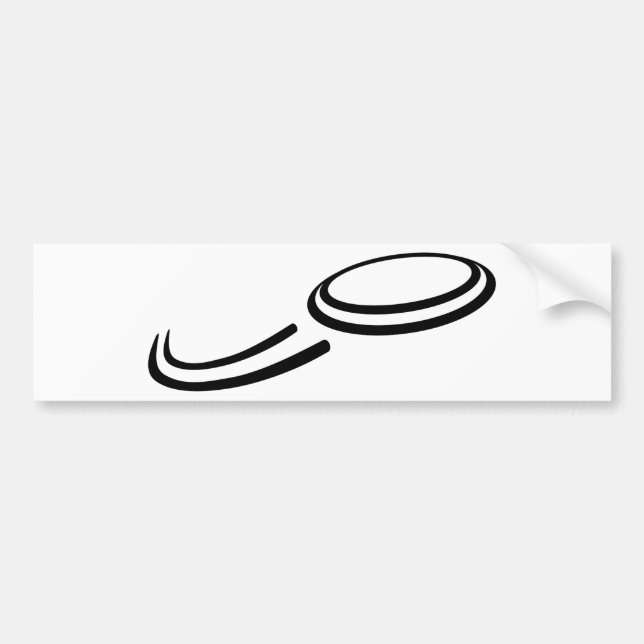 Frisbee Bildekal (Framsidan)