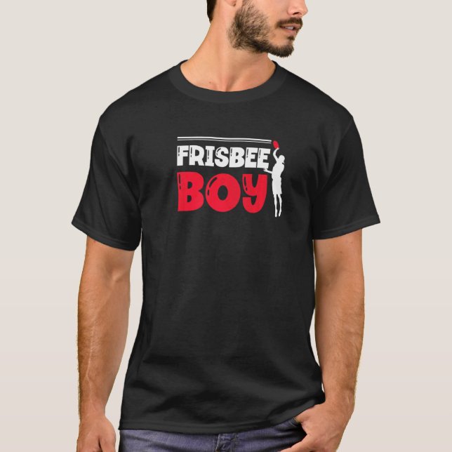 Frisbee Boy Ultimate Frisbee Player-disksport T Shirt (Framsida)