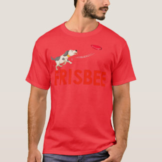 Frisbee Disks Disk Hund Hundar Player Motif T Shirt