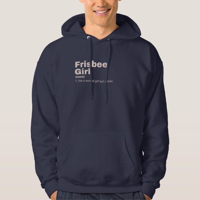 Frisbee Girl - Frisbee Hoodie (Framsida)