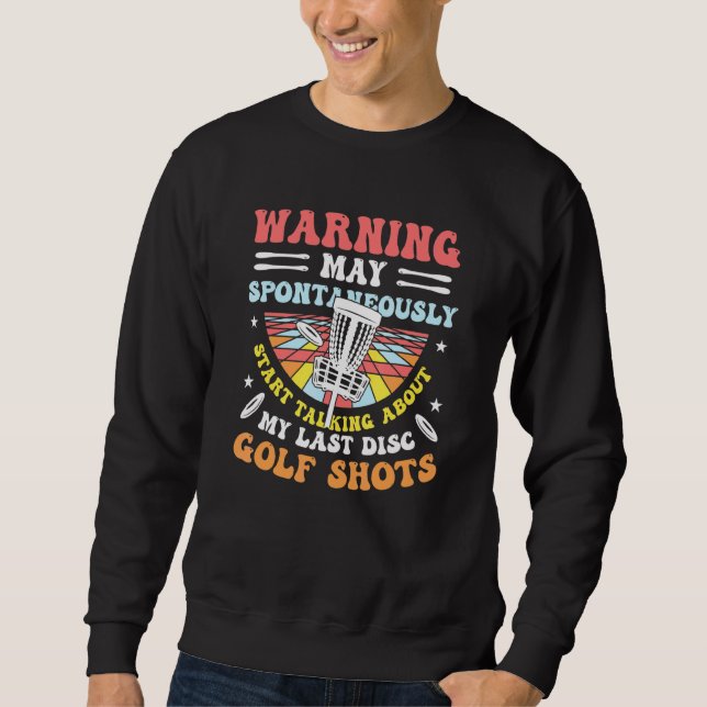 Frisbee Golf Disk Golf Lång Ärmad Tröja (Framsida)