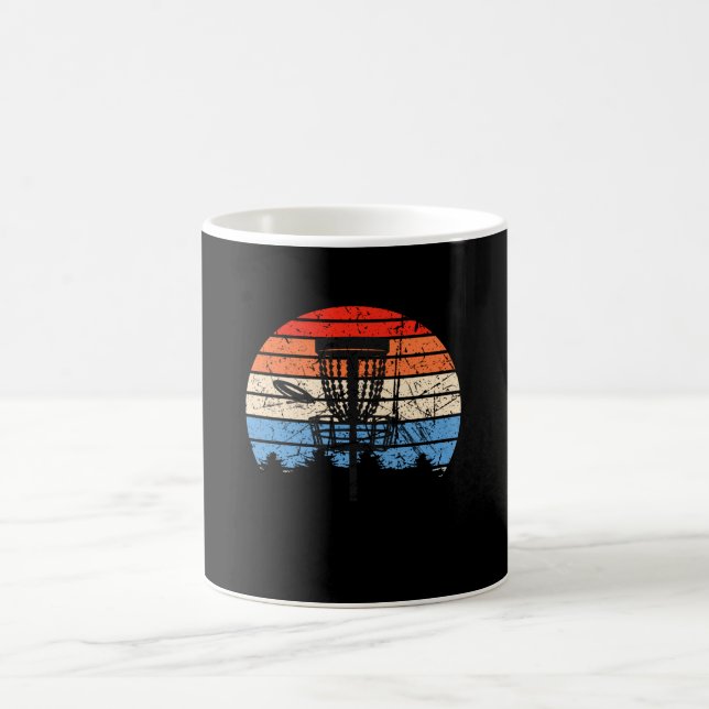 Frisbee Golf Disk Golf Retro Kaffemugg (Center)