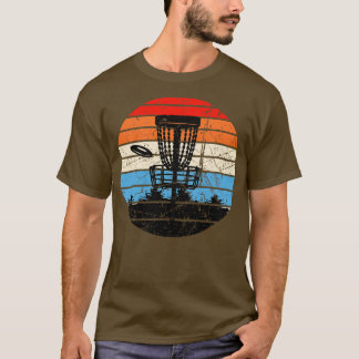 Frisbee Golf Disk Golf Retro T Shirt