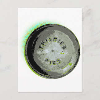 Frisbee Paj Tin Earth Färger Vykort